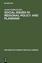 Social Issues in Regional Policy and Regional Planning