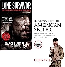 Lone Survivor By Marcus Luttrell, Patrick Robinson & American Sniper By Chris Kyle, Scott McEwen 2 Books Collection Set