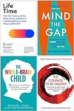 Life Time [Hardcover], Mind The Gap, The Whole-Brain Child, The Courage To Be Disliked 4 Books Collection Set