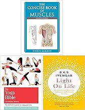 The Concise Book of Muscles, The Classic Yoga Bible, Light on Life 3 Books Collection Set