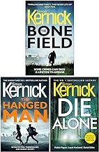 The Bone Field Series Collection 3 Books Set By Simon Kernick (The Bone Field, The Hanged Man, Die Alone)