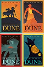 Frank Herbert Dune Series Collection 4 Books Collection Set (Children Of Dune, God Emperor Of Dune, Heretics Of Dune, Chapter House Dune)