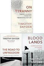 Timothy Snyder Collection 3 set di libri (Sulla tirannia, La strada verso la libertà, Bloodlands)