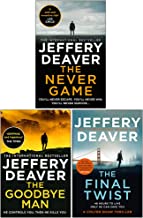 Jeffery Deaver Colter Shaw Series 3 Books Collection Set (The Never Game, The Goodbye Man, The Final Twist)