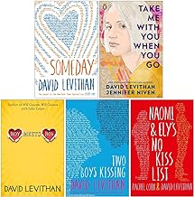 David Levithan Collection 5 Books Set (Someday, Take Me With You When You Go, Boy Meets Boy, Two Boys Kissing, Naomi and Ely's No Kiss List)