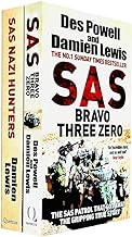Damien Lewis Collection 2 Books Set (SAS Bravo Three Zero, SAS Nazi Hunters)