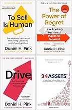 To Sell Is Human, The Power of Regret, Drive & 24 Assets Collection 4 Books Set