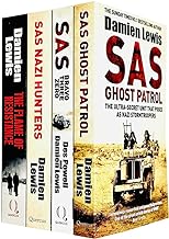 Set di 4 libri della collezione Damien Lewis (SAS Ghost Patrol, SAS Bravo Three Zero, SAS Nazi Hunters e The Flame of Resistance)
