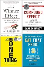 L'effetto vincitore, l'effetto composto, l'unica cosa e il set di 4 libri Eat That Frog