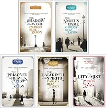 The Cemetery of Forgotten Series Books 1 - 5 Collection Set by Carlos Ruiz Zafon (Shadow of the Wind, Angel's Game, Prisoner of Heaven, Labyrinth of the Spirits & The City of Mist)