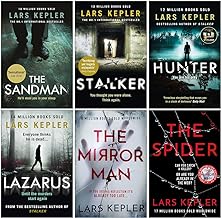 Lars Kepler Joona Linna Series 6 Books Collection Set (The Sandman, Stalker, Hunter, Lazarus, The Mirror Man & The Spider)