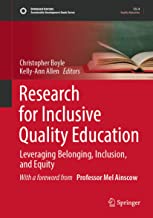 Research for Sustainable Quality Education: Inclusion, Belonging, and Equity