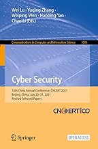 Cyber Security: 18th China Annual Conference, Cncert 2021, Beijing, China, July 20–21, 2021, Revised Selected Papers: 1506