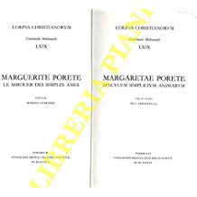 Margaretae Porete. Speculum simplicium animarum. Cura et studio Paul Verdeyen.