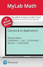 Mylab Math With Pearson Etext 24-month Access Card for Calculus & Its Applications