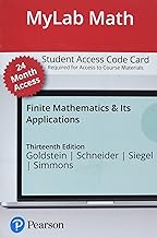 Mylab Math With Pearson Etext 24-month Access Card - for Finite Mathematics & Its Applications