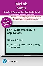 Mylab Math With Pearson Etext 18-week Combo Access Card - for Finite Mathematics & Its Applications