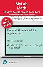 Mylab Math With Pearson Etext 24-month Combo Access Card - for Finite Mathematics & Its Applications