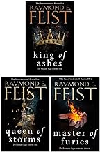 The Firemane Saga By Raymond E Feist 3 Books Collection Set (King of Ashes, Queen of Storms, Master of Furies)