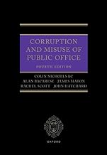 Corruption and Misuse of Public Office