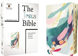 The Jesus Bible: New International Version, Multi-color/teal, Leathersoft