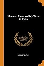 Men and Events of My Time in India