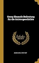 Georg Simmels Bedeutung für die Geistesgeschichte