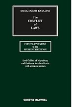 Dicey, Morris & Collins on the Conflict of Laws