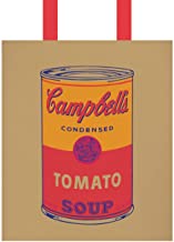 Andy Warhol Campbell's Soup Tote Bag: Includes Limited Edition Pins