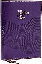 Holy Bible: New King James Version, Purple, Leathersoft, Faith in Action, Red Letter, Comfort Print