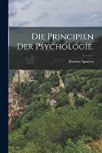 Die Principien der Psychologie.