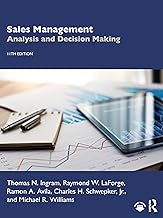 Sales Management: Analysis and Decision Making