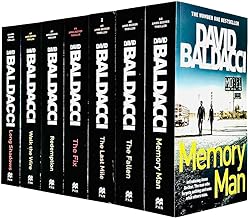 Amos Decker Series Books 1 - 7 Collection Set by David Baldacci (Memory Man, The Last Mile, The Fix, The Fallen, Redemption, Walk The Wire, Long Shadows)