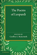 The Poems of Leopardi: With Introduction And Notes And A Verse-Translation In The Metres Of The Original