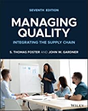 Managing Quality: Integrating the Supply Chain