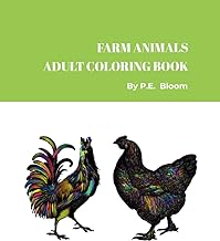 FARM ANIMALS ADULT COLORING BOOK: null