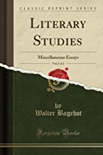 Bagehot, W: Literary Studies, Vol. 2 of 2