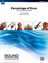 Percentage of Error: The Prince of Denmark March, Conductor Score & Parts