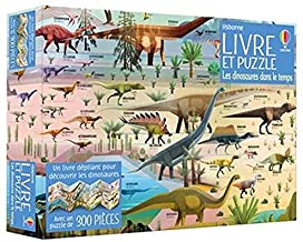 Les dinosaures dans le temps: Avec 1 livre dÃ©pliant et 1 puzzle de 300 piÃ¨ces