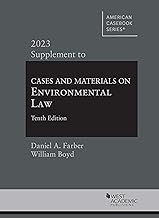 Cases and Materials on Environmental Law, 2022 Supplement