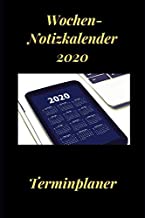 Wochen-Notizkalender 2020: Terminkalender & Notizbuch, Monatsplaner,Organisiere, plane und notiere mit deinem Taschenkalender 2020