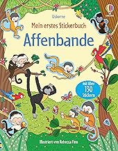 Mein erstes Stickerbuch: Affenbande: mit über 130 Stickern - Stickerheft ab 3 Jahren