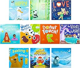 Let's Talk About Our Behaviour and Feelings 10 Illustrated Stories Book Collection: (The Worry Monsters, Be Happy, Little Lost Panda, Bear's Little ... Penguin Learn To Swim, Kisses and Wishes)