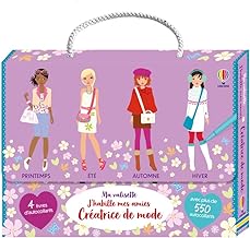 Ma valisette J'habille mes amies Créatrice de mode: Coffret en 4 voulmes : Collection printemps ; Collection Eté ; Collection Automne ; Collection Hiver