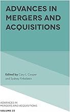 Advances in Mergers and Acquisitions