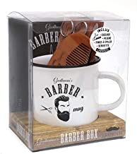 Gentlemen's barber box: Avec 1 paire des ciseaux, 1 peigne, 1 pince Ã  Ã©piler, 1 serviette, 1 mug