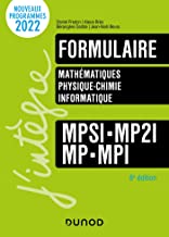 Formulaire MPSI-MP2I-MP-MPI: Maths - Physique-chimie - Informatique