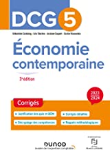 DCG 5 Economie contemporaine - Corrigés - 2023-2024: 2023-2024