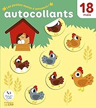 Autocollants Les petites mains s'amusent -Les animaux de la ferme - Dès 18 mois