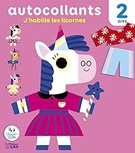 Les Petites mains en autocollants - J'habille les licornes - Dès 2 ans: Avec 2 pages d'autocollants